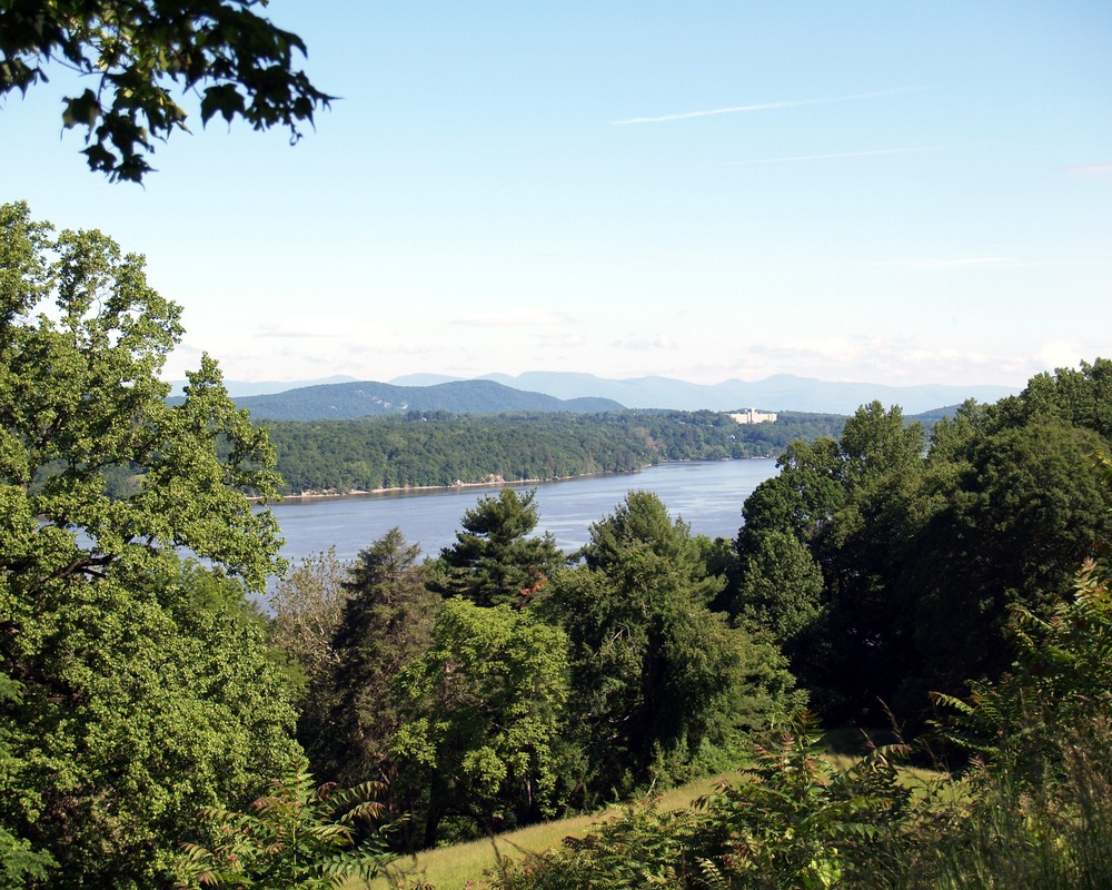 View of the Hudson River from the Vanderbilt Mansion