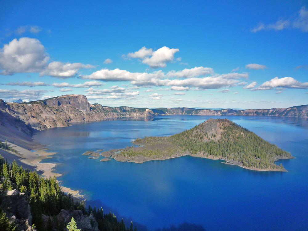 A view from the West Rim, taken near the Lightning Springs Picnic Area.