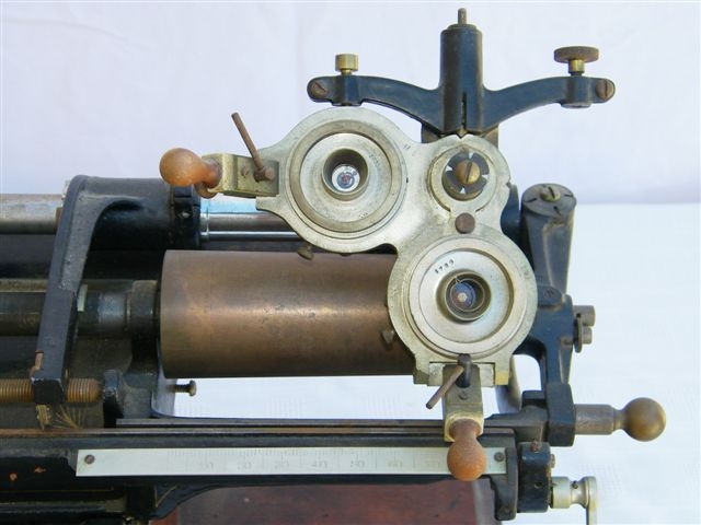 Theo Wangemann's phonograph, showing 'recorder/reproducer' detail. (Credit: Stuart H. Miller, M.D.)