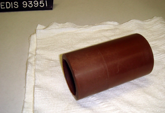 Brown wax cylinder, NPS catalog number EDIS 93951. (Credit: National Park Service)