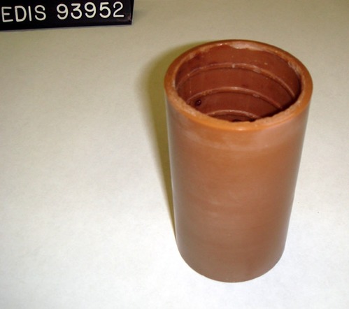 Brown wax cylinder, NPS catalog number EDIS 93952. (Credit: National Park Service)