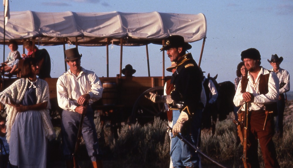 Participants discuss the day's events.