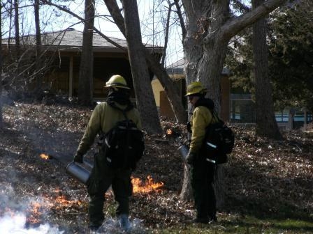 Salt Pond Visitor Center Prescibed Fire - Winter 2012
