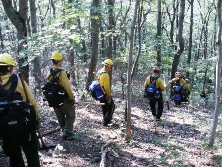 NEP #1 on the Neighbor Mountain Fire in Shenandoah National Park in VA. (2012)