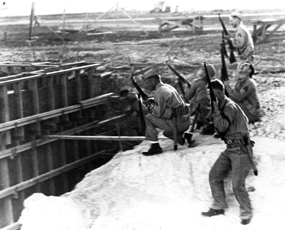 Marines at Ewa Corps Air Station  