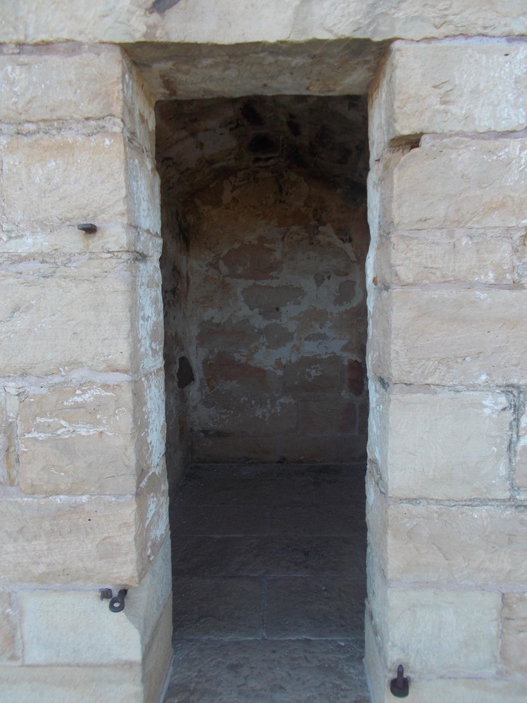 Military Prison Cell Doorway. Third Fort Union 