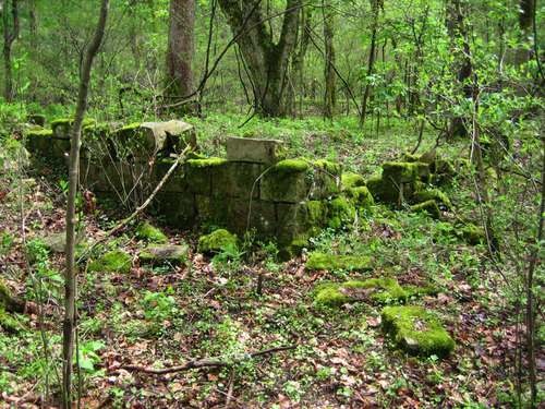 moss covered stone walls