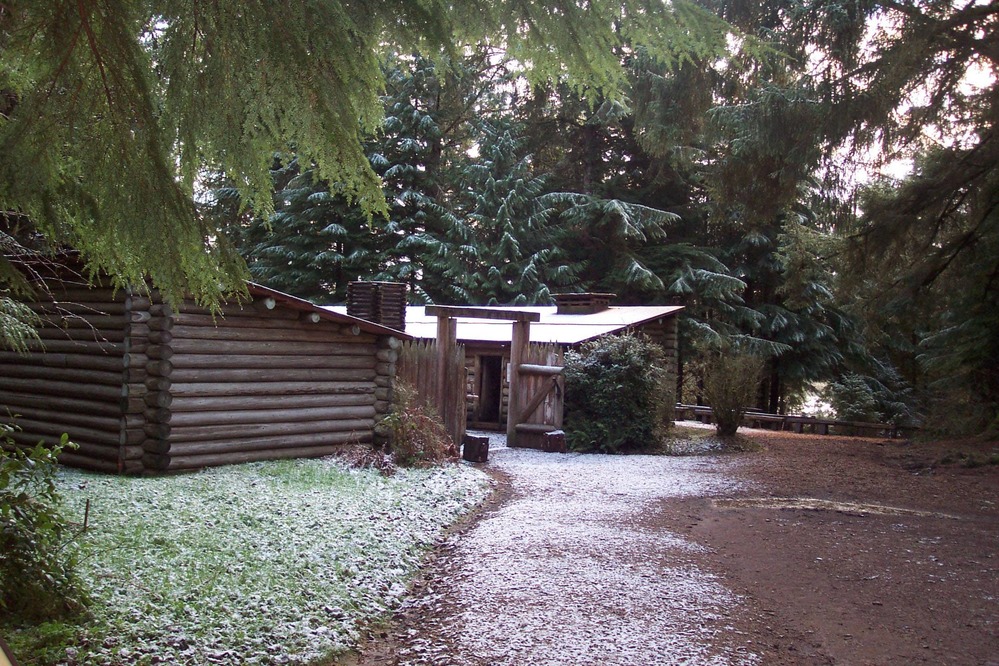 Fort Clatsop in Winter