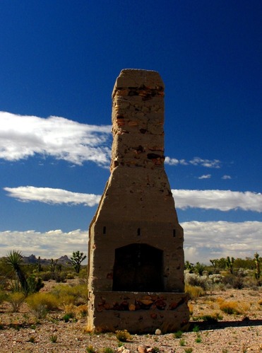 One of the few remains of the town of Hart.