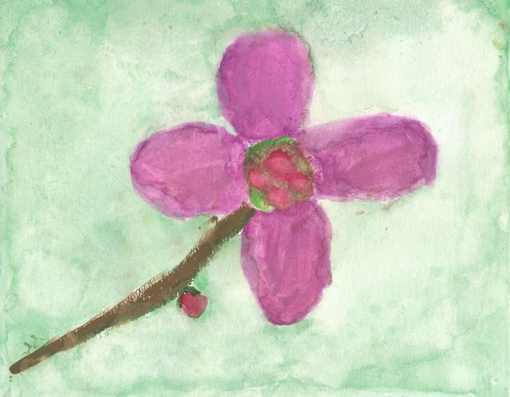 student artwork-spring beauty