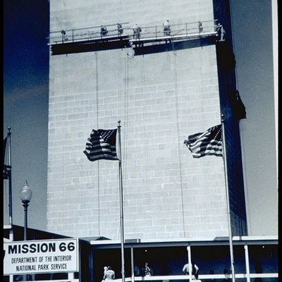 1960s Washington Monument Restoration