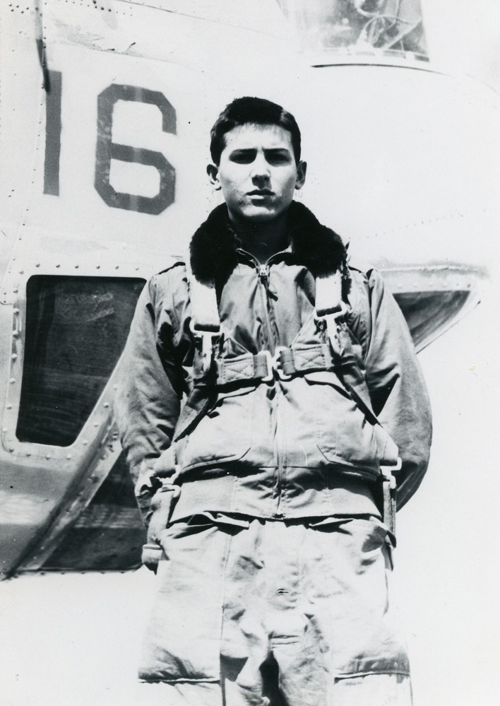 Lowell Stolze - Aviator and his plane