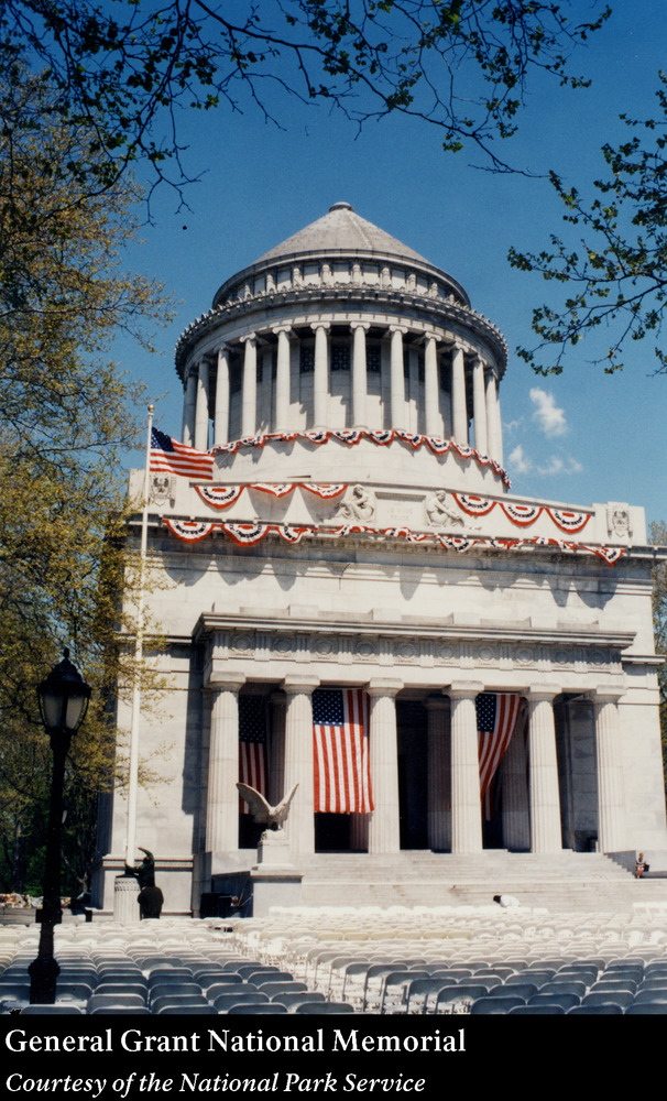 General Grant National Memorial celebrates Grant's birthday with bunting