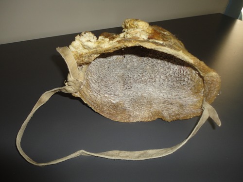 Bag Made from Dried Buffalo Skin