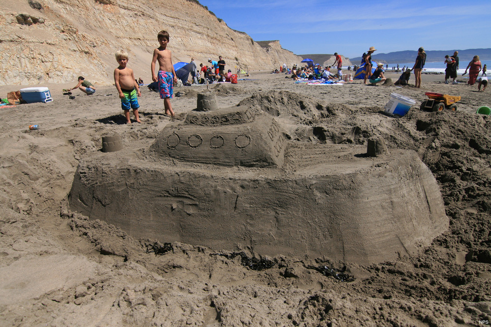 2015 Sand Sculpture Contest: Adult/Family Group Entry #36: Spoka, by Megan Hirschfield