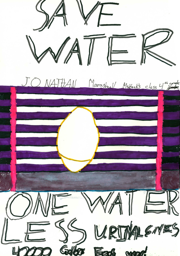 Each waterless urinal at Sunset Crater Volcano can save up to 40,000 gallons of water a year.