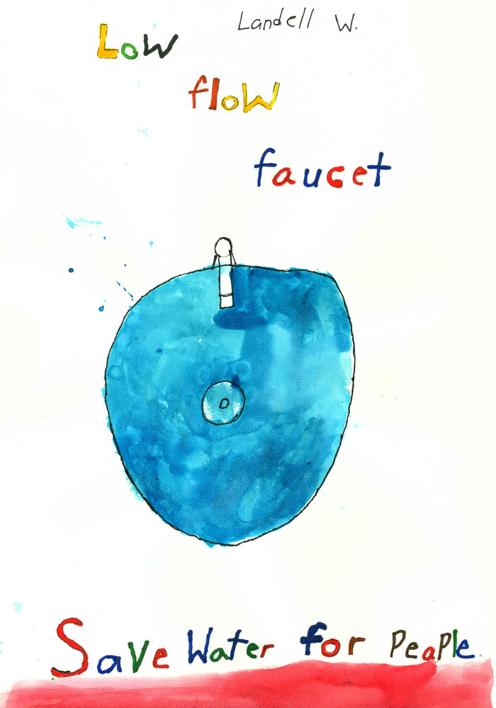 Our low flow sinks help to save water.