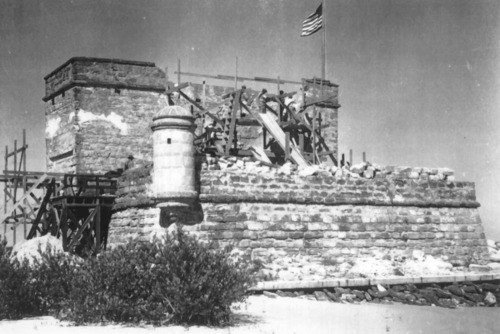 Removal of Tower arch and reconstruction 1936-1938