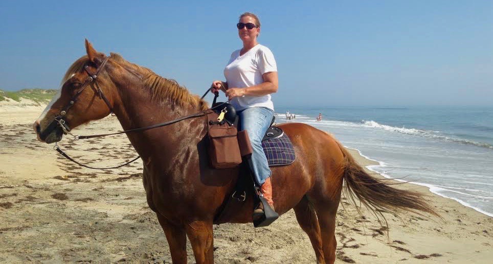 Horseback on the Seashore