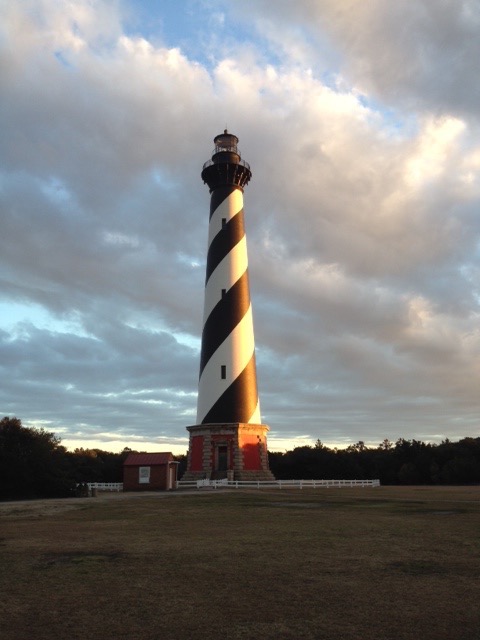 Cape Hatteras Lighthouse in Sunset