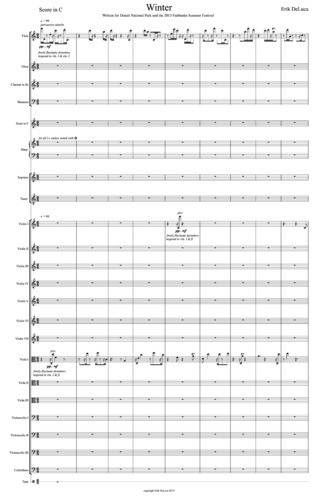 page from music score