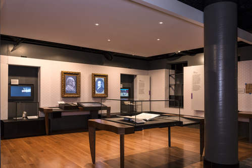 Exhibit Area in the new Benjamin Franklin Museum