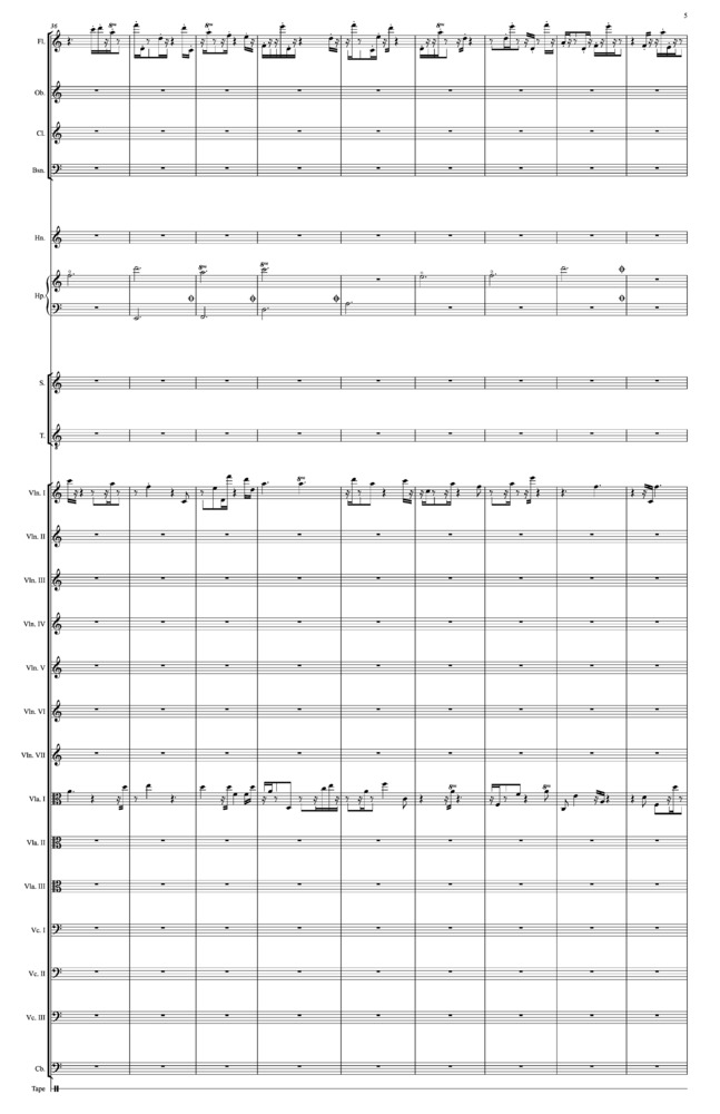 music score