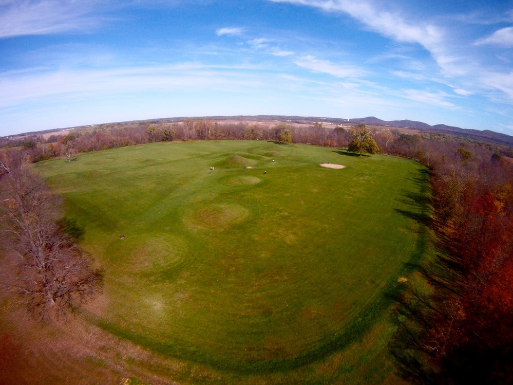Mound City Group Aerial Shot