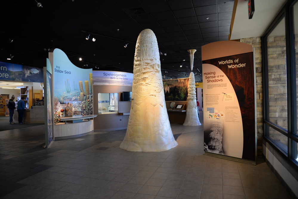 Model of a full-size stalagmite