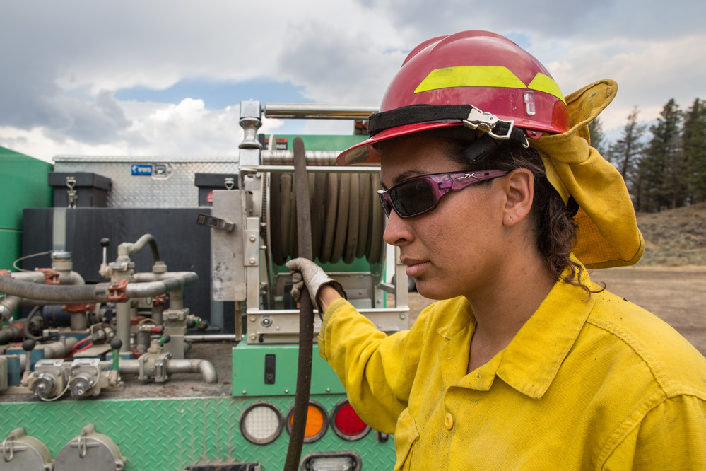 Engine crew at the Buffalo Fire