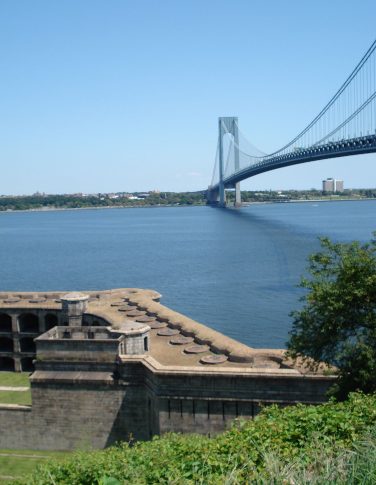 Historic Battery Weed at Fort Wadsworth, as seen from the fort's Overlook.