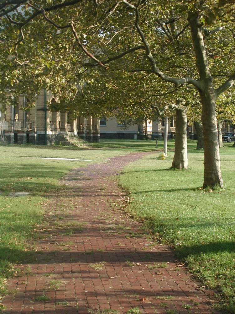Brick Path on Fort Hancock Parade Ground