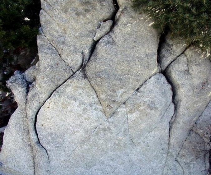 Joints - Station #10 on the Geological Interpretive Trail.