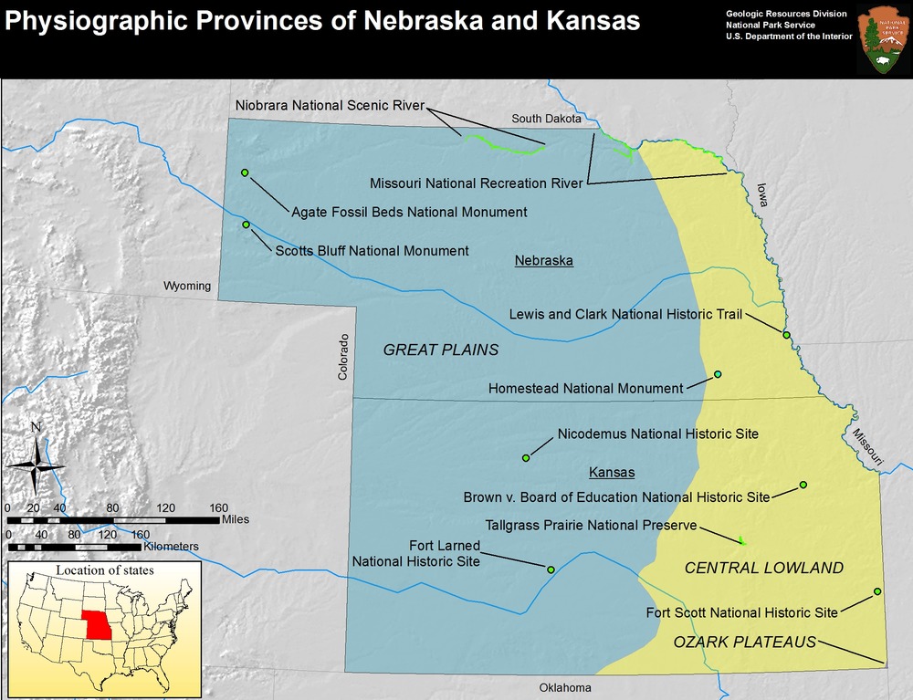 Physiographic provinces of Nebraska