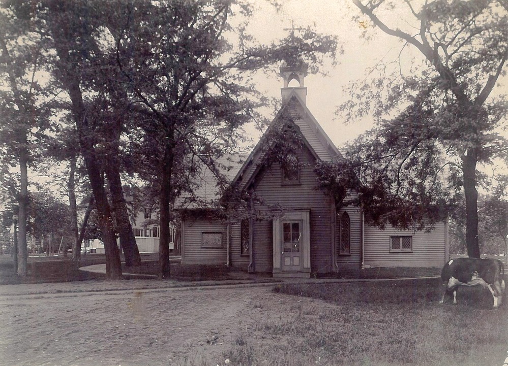 Post Chapel with Cow