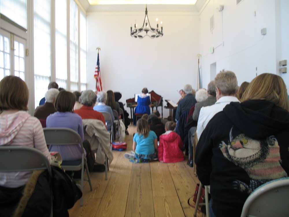 Musica Antiqua performs for a sold out audience in the Orangery.