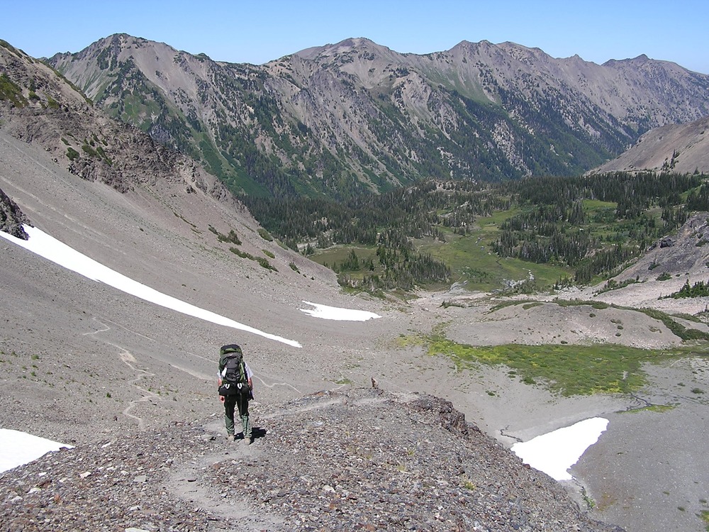 Descending into Cameron Basin