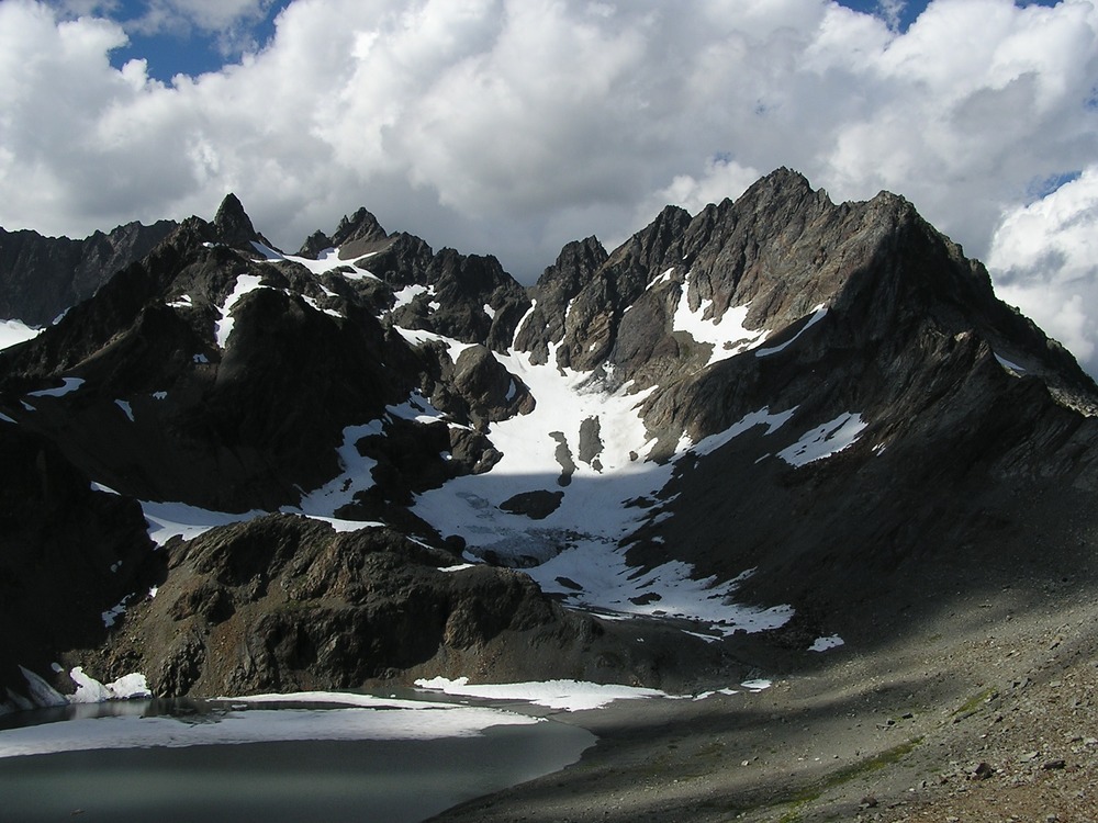 Mt. Anderson & glacier lake