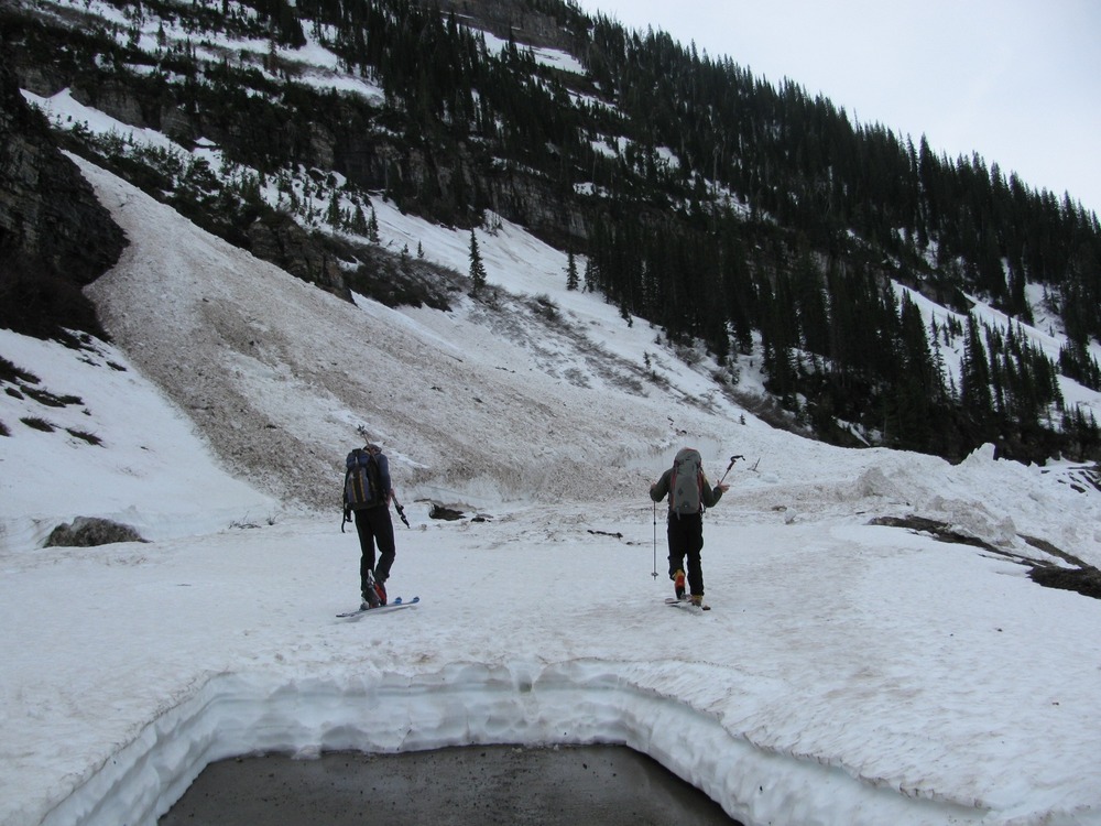 Avalanche Technicians on their way to work