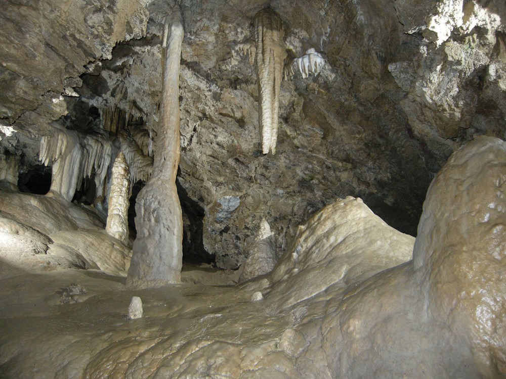 This is a room seen on the cave tour. It is called Joaquin Miller's Chapel and it is named after the author, Joaquin Miller because he wrote about Oregon Caves in Sunset magazine. This article gave Oregon Caves nation-wide coverage for the first time. It is also known as a chapel because a wedding occurred here in 1936.