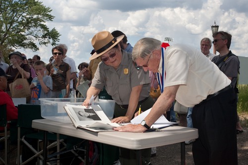 This photo was taken at the tour assembly point.