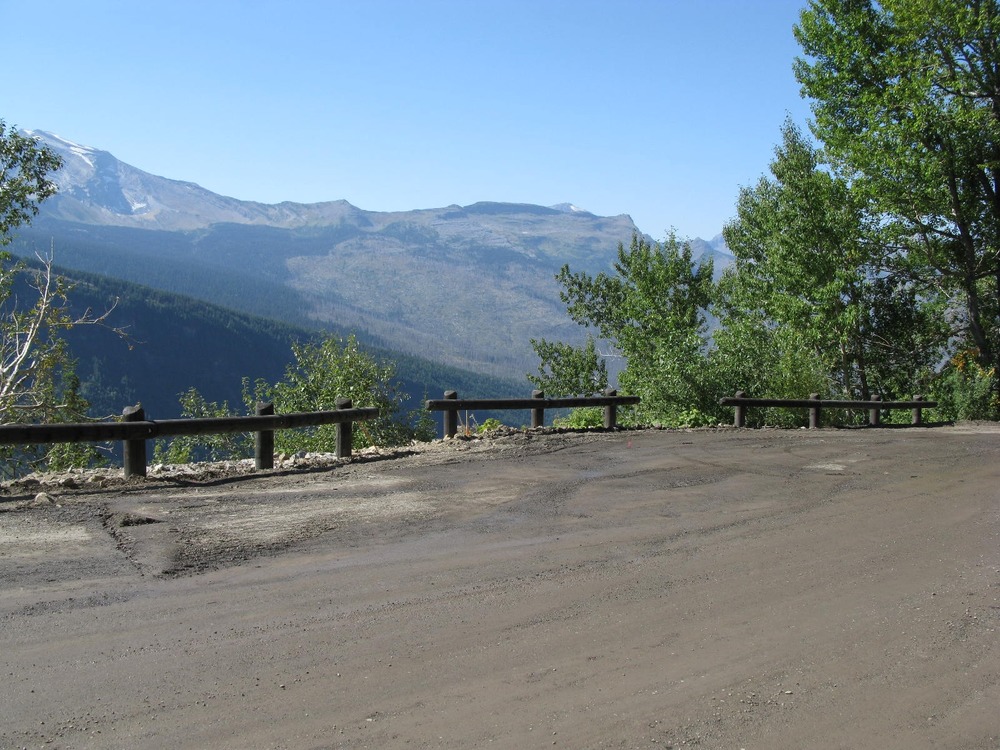 Post and rail installed at mile post 26.6