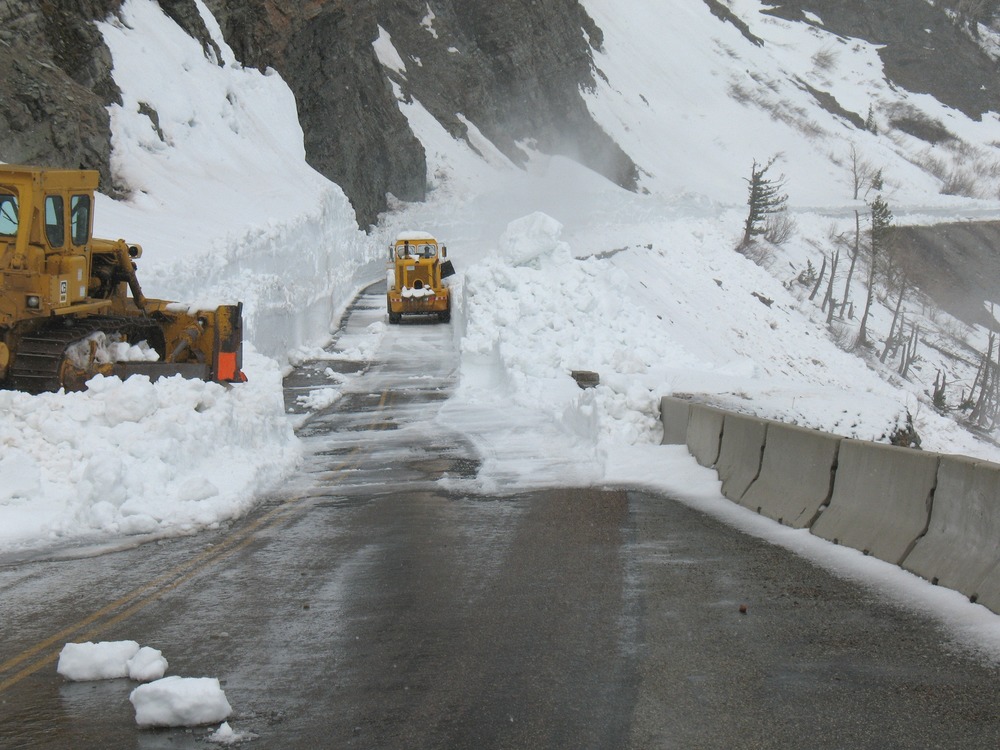 Plowing through deep drifts