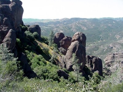 Rock formations in the High Peaks