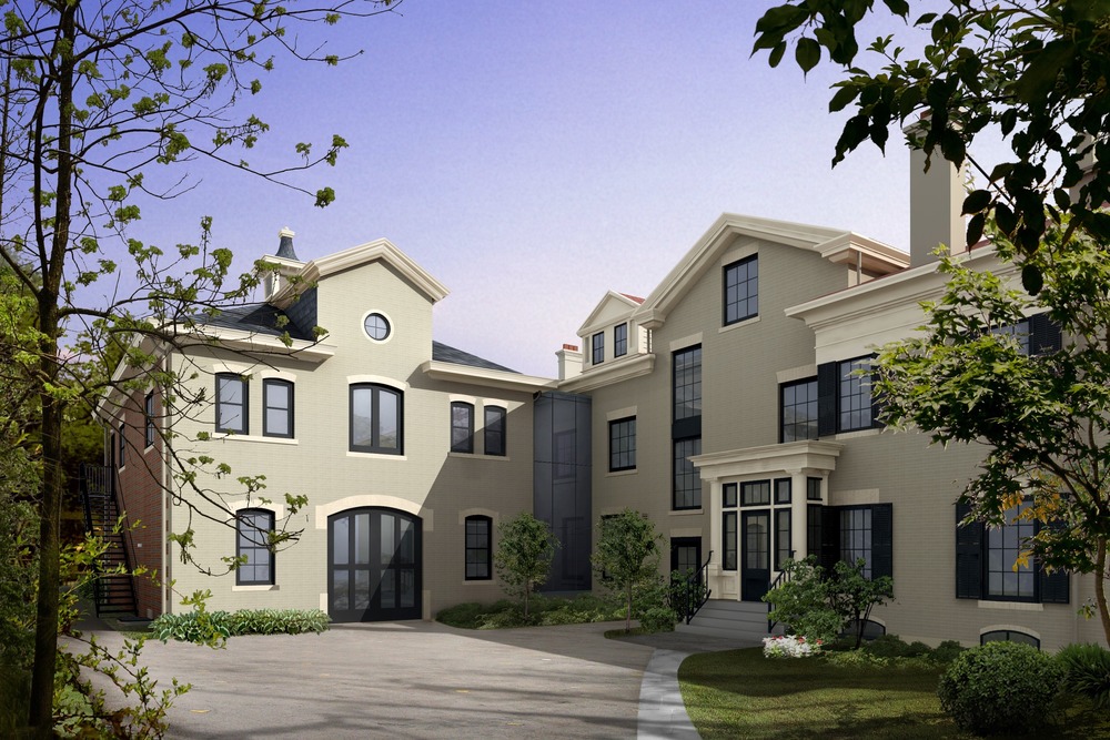 This architectural rendering shows the planned addition in far greater detail and realism.