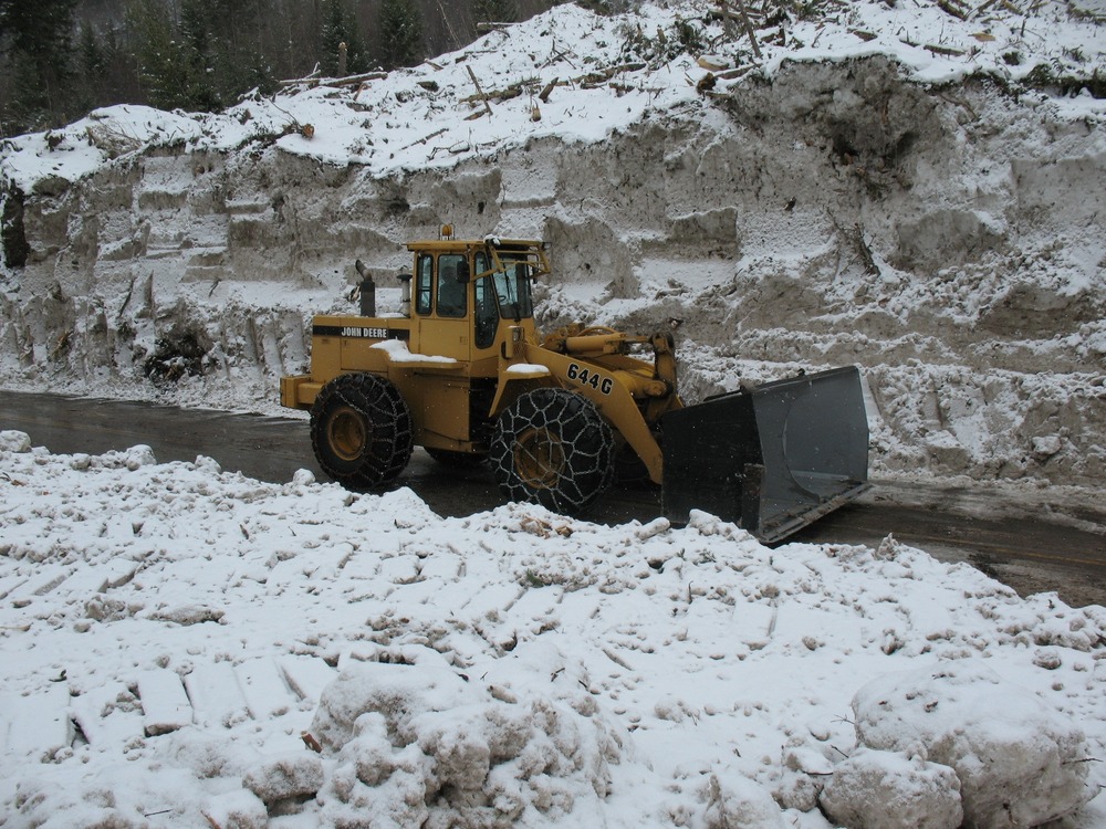 Lower Granite Creek Slide along the Going-to-the Sun Road