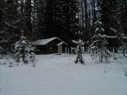 Discovery Cabin in Winter