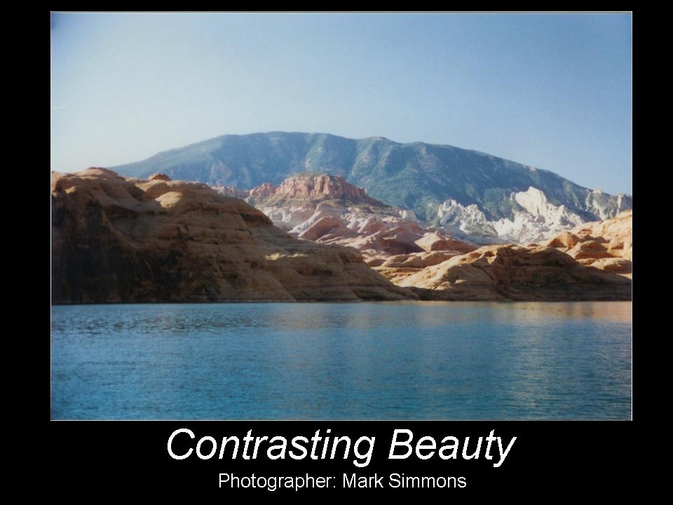 Photo entry in the 2007 Glen Canyon Photo Contest. Picture taken from Lake Powell looking south to Navajo Mountian.