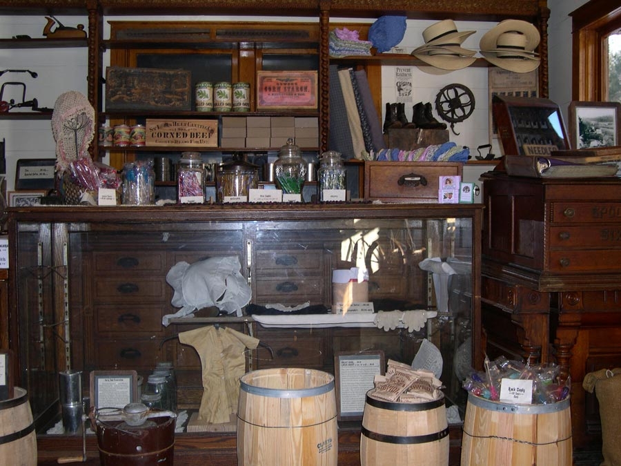 The candy counter is popular with children who visit the General Store at Alley Spring.