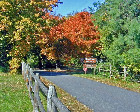 Entrance to Chatham in the fall